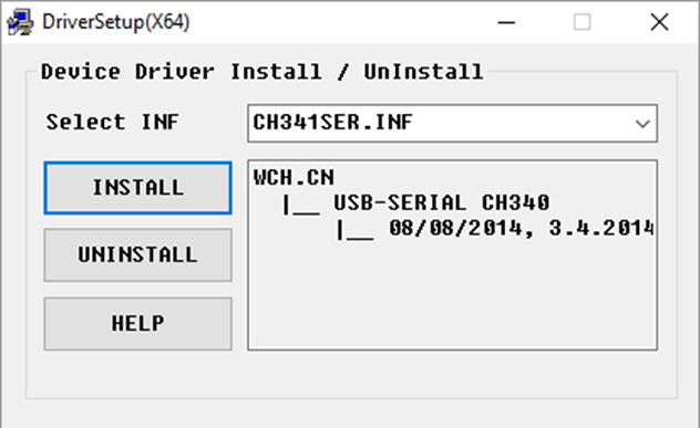 Intalação do NodeMCU no Windows Driver CH341