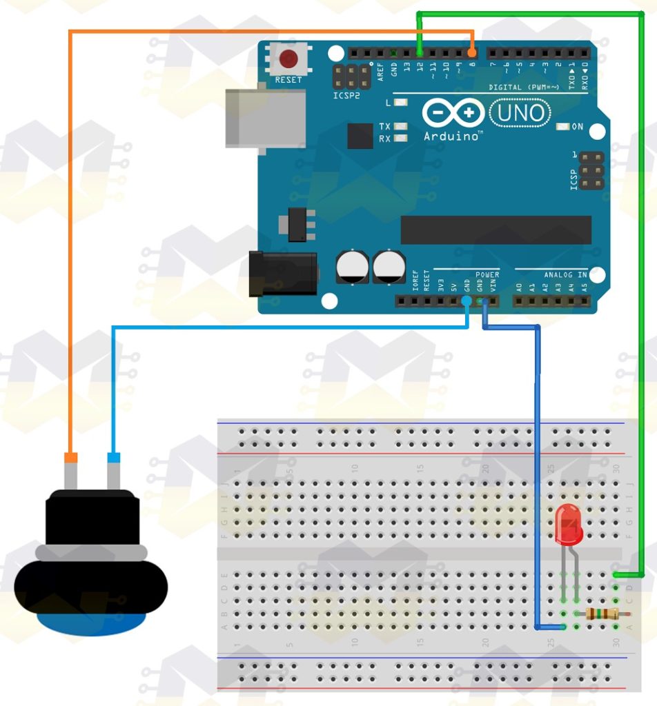 Como usar com Arduino - Chave / Push Button Pulsante 12mm Impermeável ...